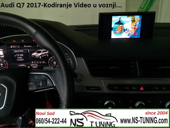 auto kodiranje audi q7 2017 video in motion code novi sad ns tuning obd kod